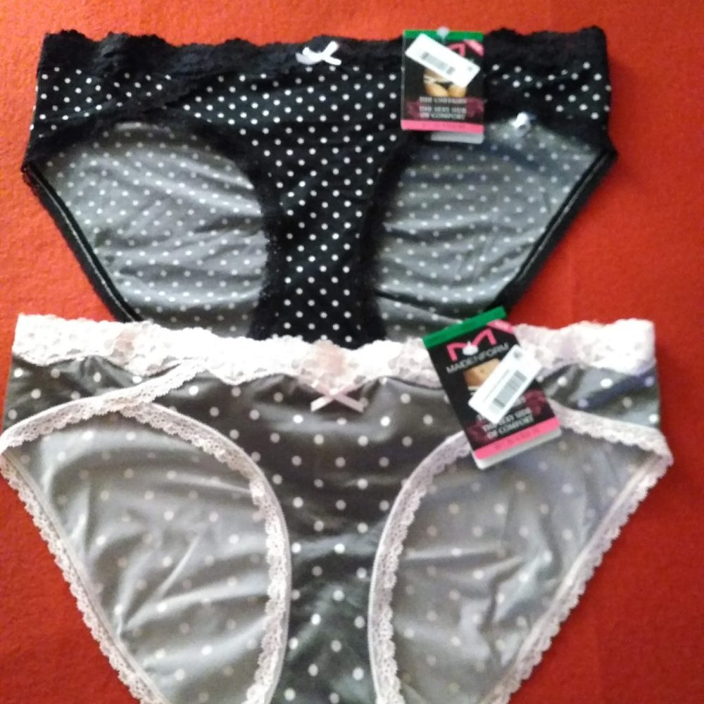 Maidenform Polka Dot Bikini Painties (2)